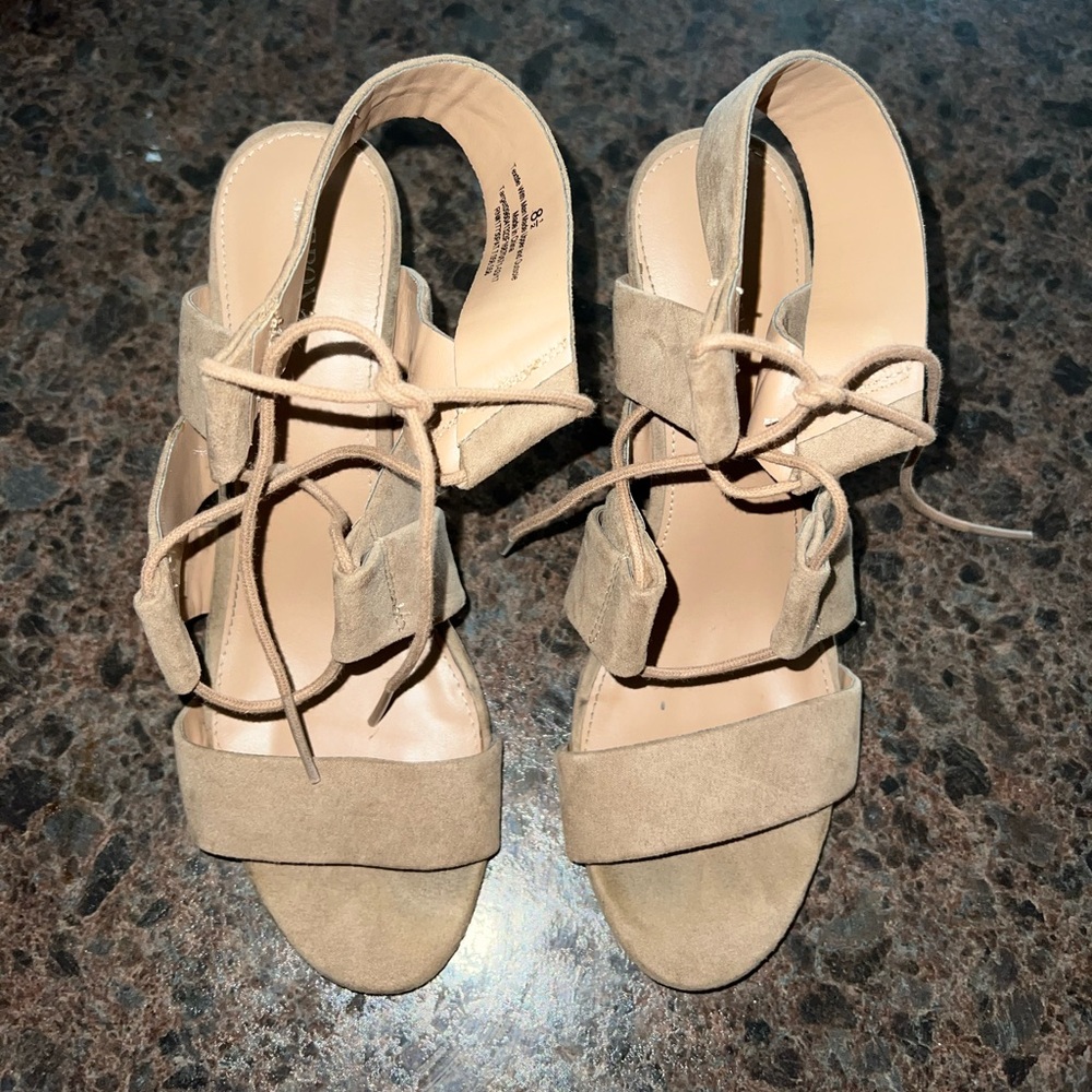 Merona suede heels